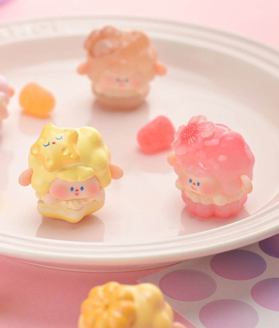 【拆盒】DiMieMie迪咩Der曲奇花园系列萌粒盲盒摆件