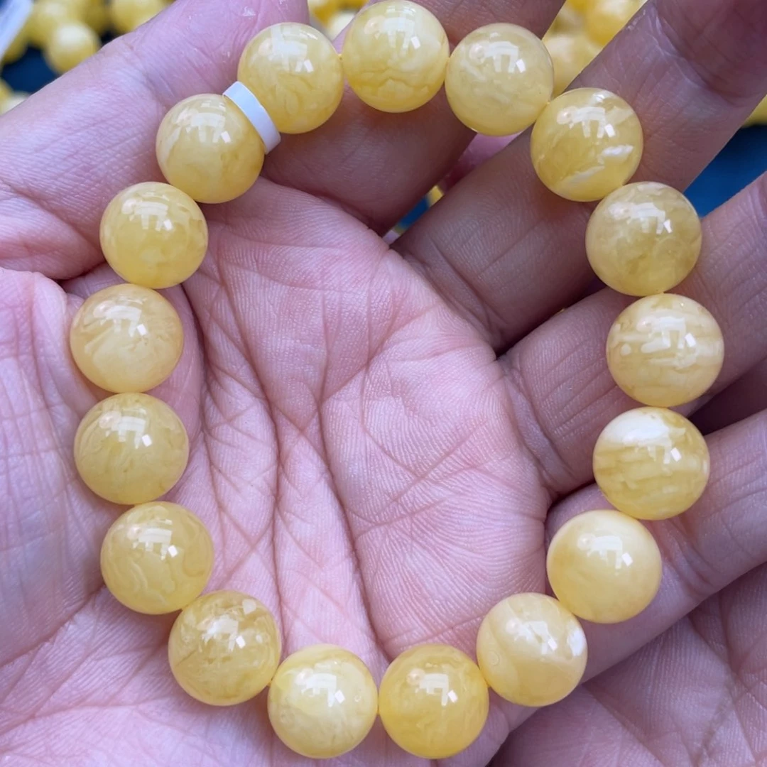 琥珀裸石未镶嵌琥珀蜜蜡11m m