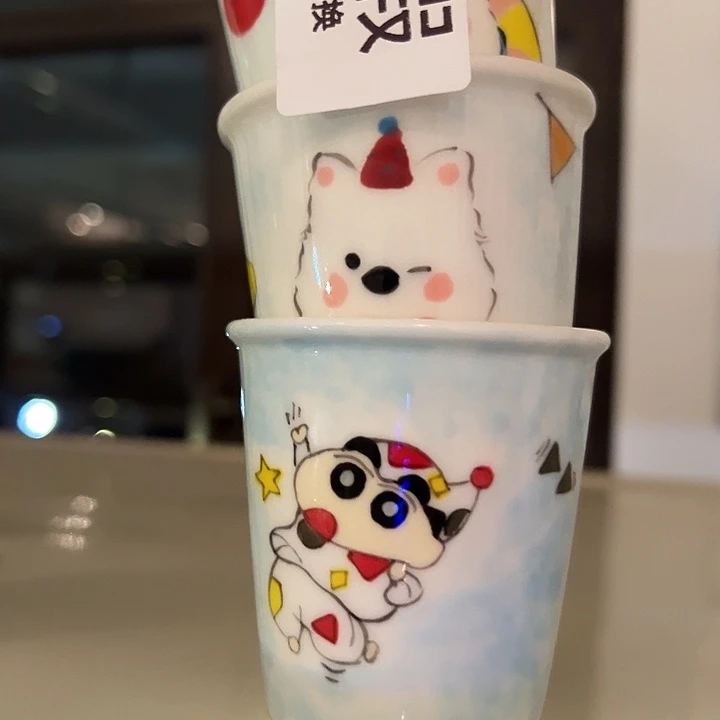 摆件陶不退不换卡通手绘