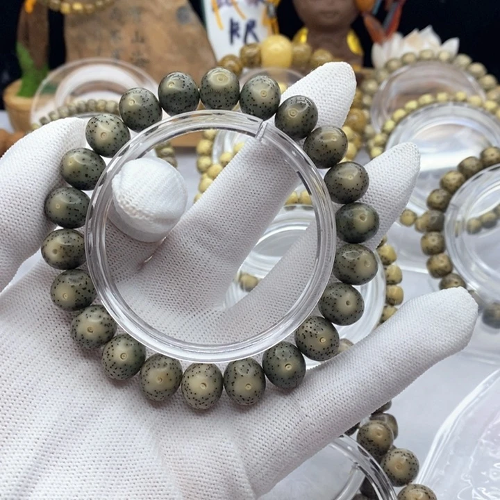 手串星月菩提知****）苹果珠