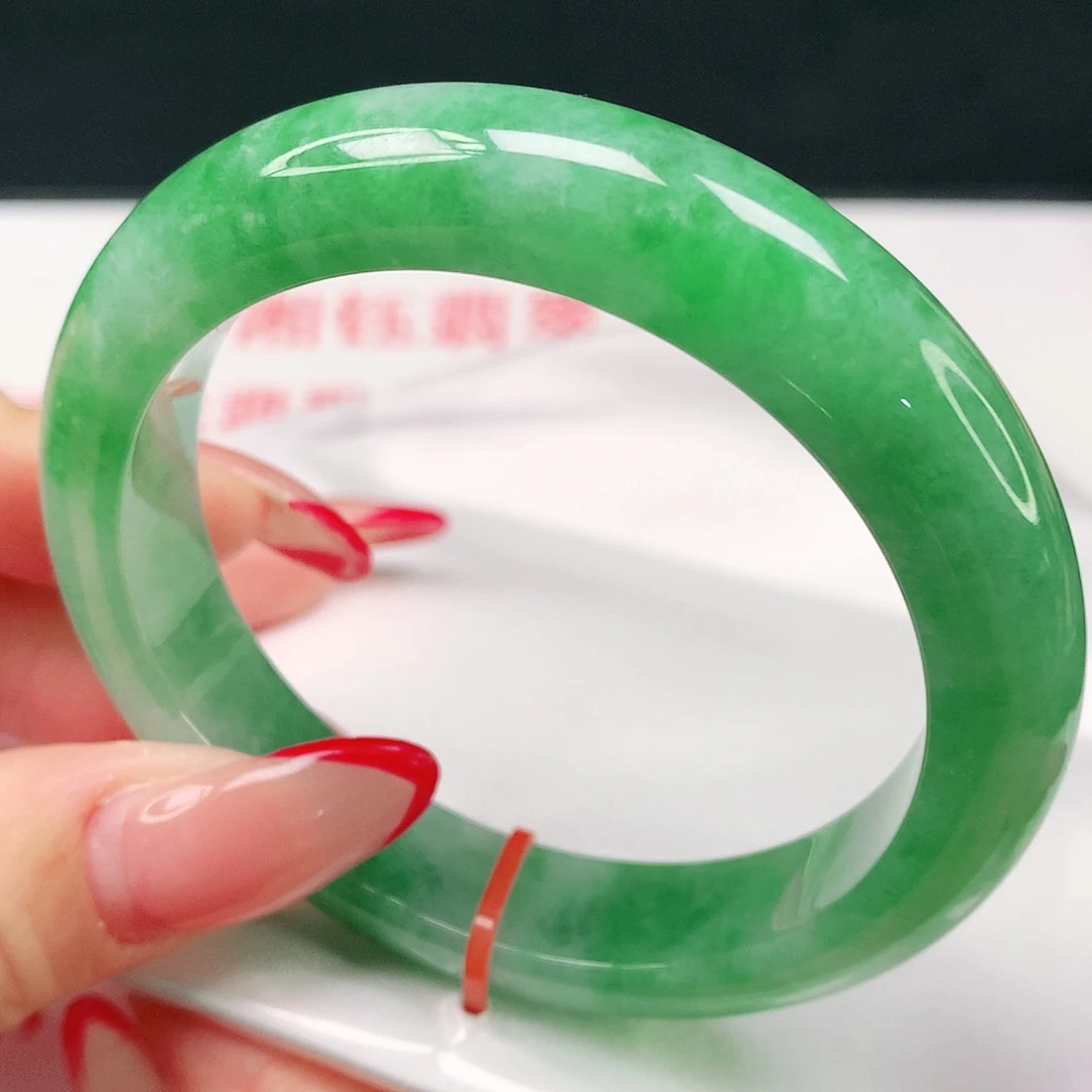 翡翠未镶嵌手镯天然翡翠1501