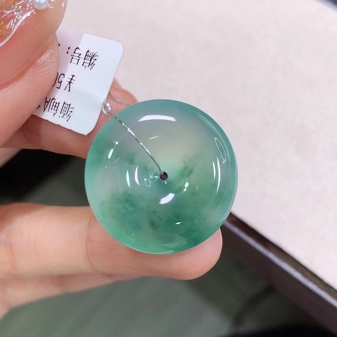 翡翠未镶嵌颈饰23.2-5.9