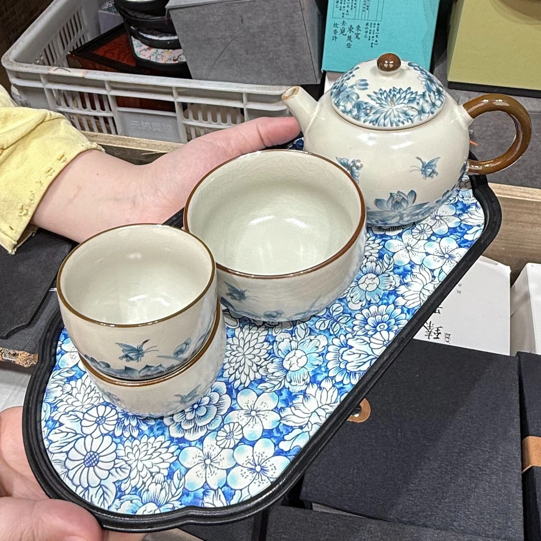 【闪购商品】@@一壶一杯两客杯加茶盘2506x2+2508+4926+3969