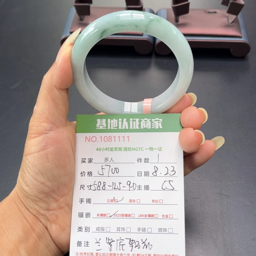 未镶嵌手镯翡翠多人