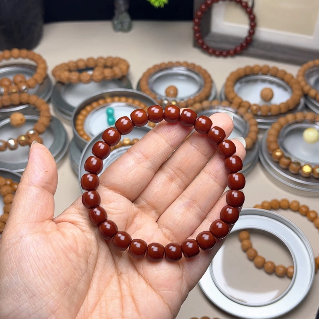 手串猴头核桃无暇8.8直切