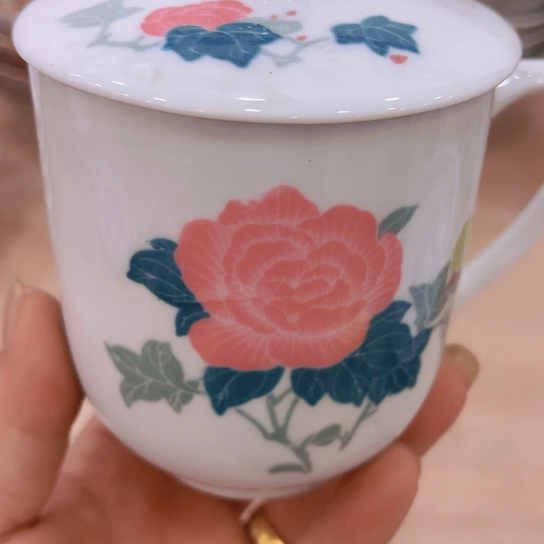 釉下五彩杯子杯子