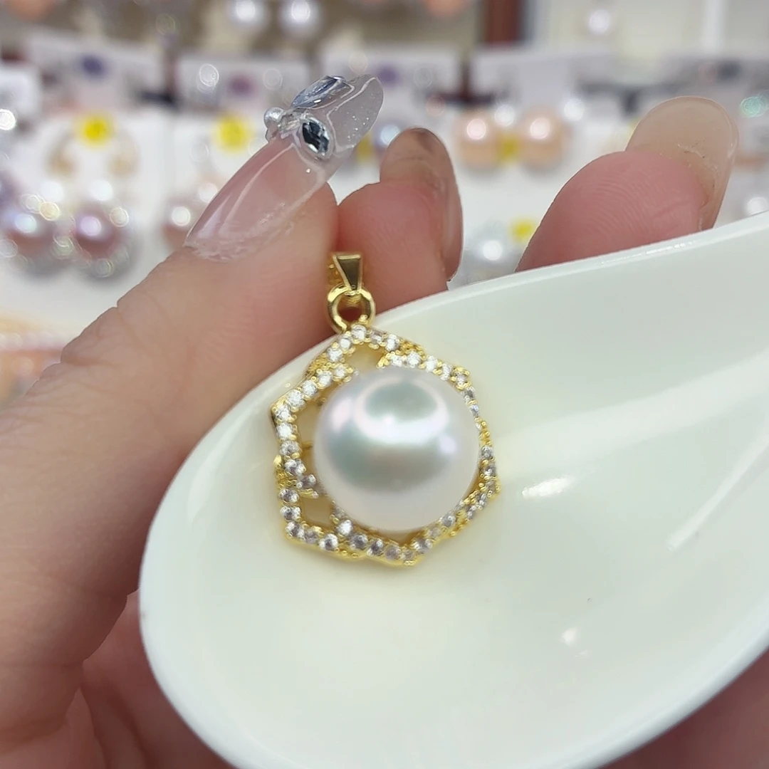 颈饰淡水珍珠合金