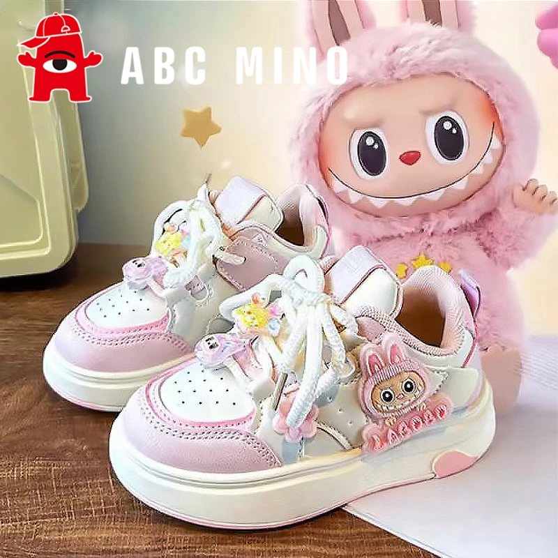ABC MINO拉布布女童鞋子板鞋2025新款秋季儿童公主双十一休闲女孩