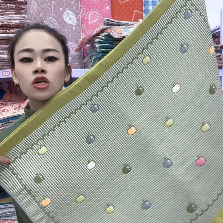 棉绿色平安果纯棉