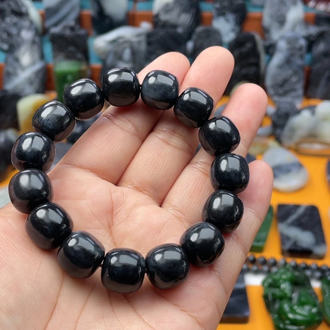 和田玉未镶嵌手串