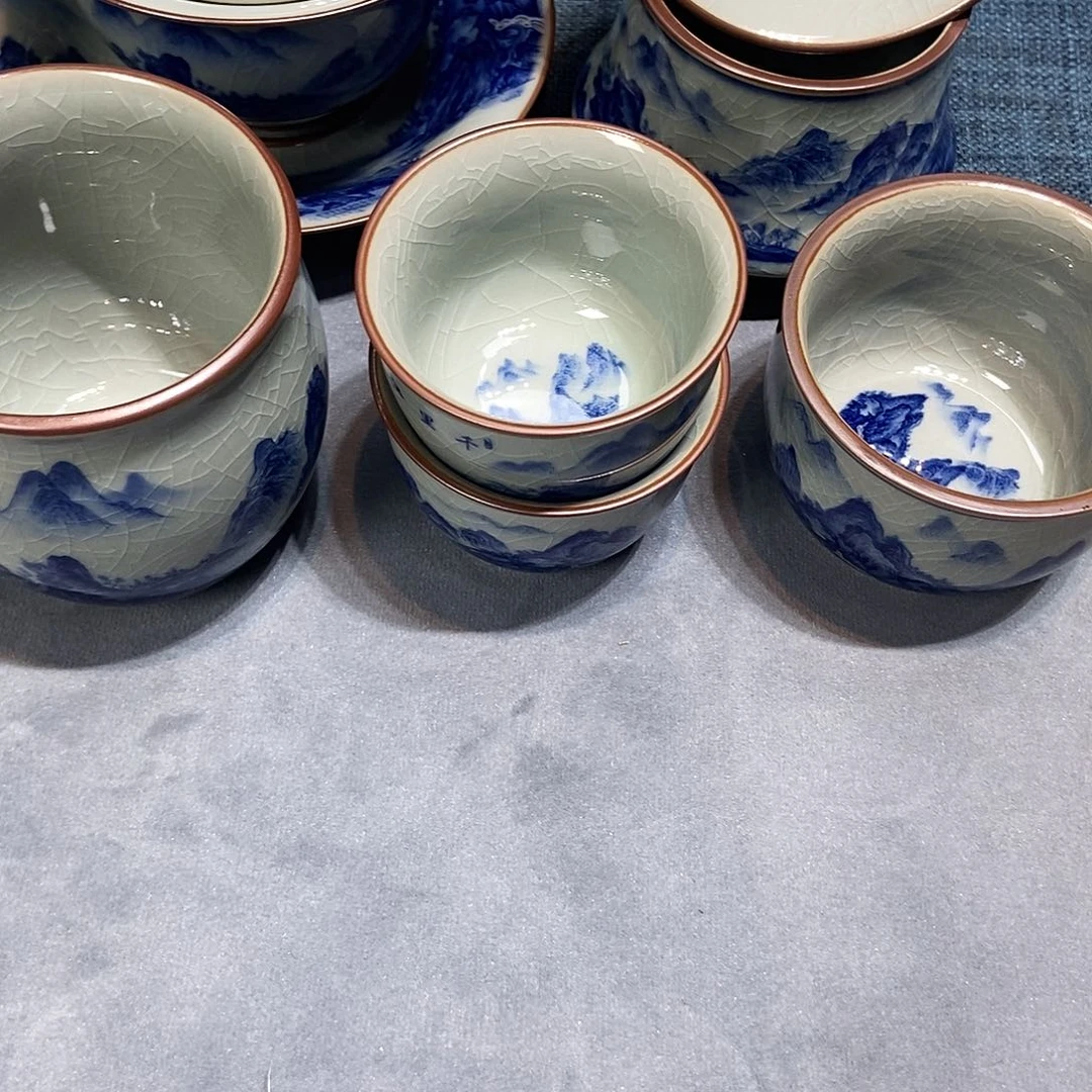 陶简装家用陶瓷茶具