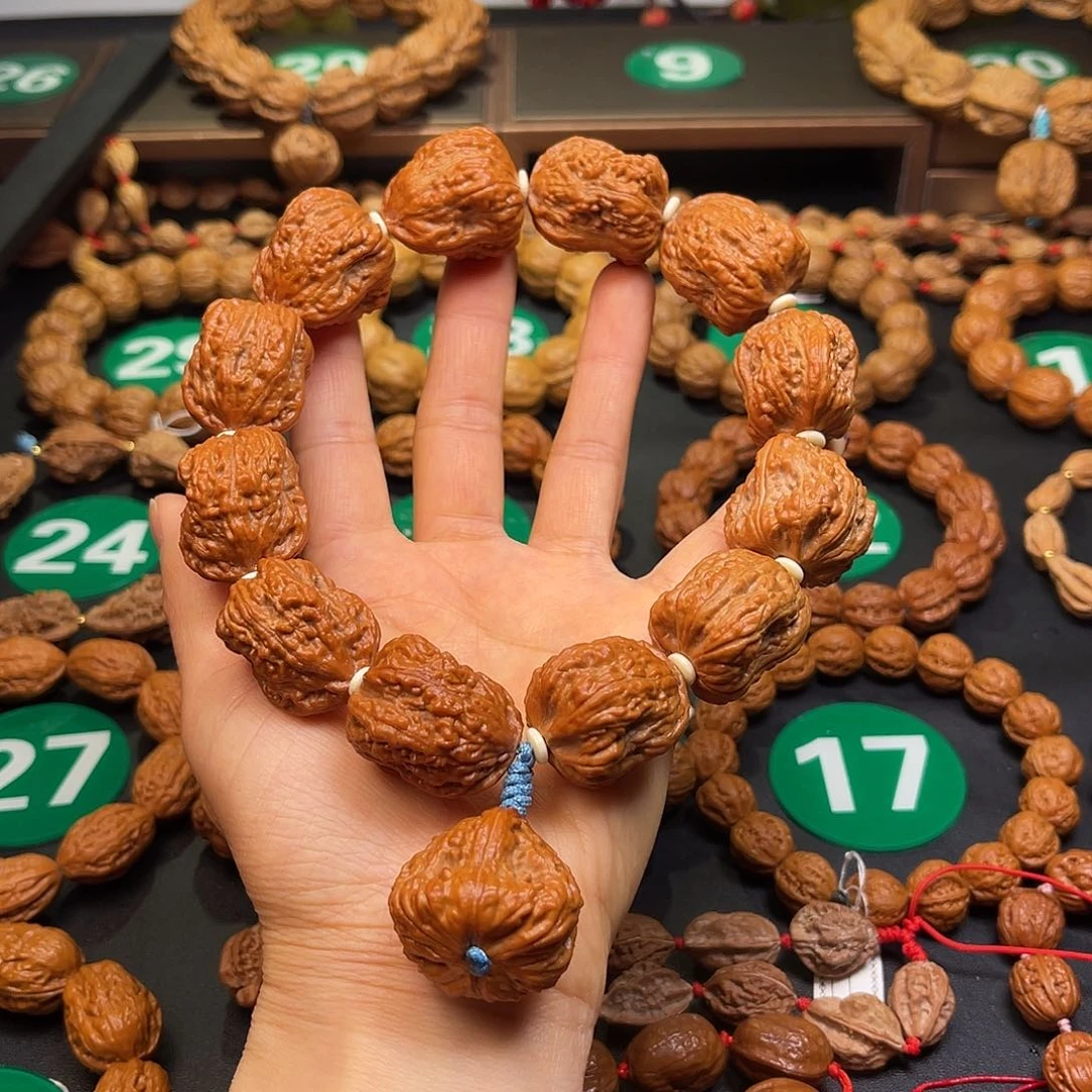 文玩核桃手串22尺寸霸王蟾
