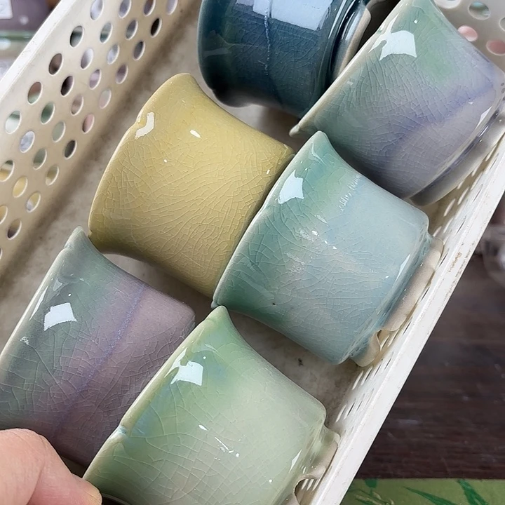 红陶量货/口高深浅搭配发6个