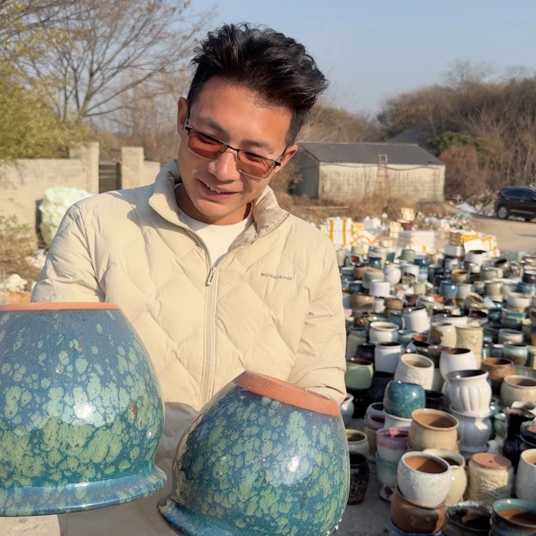 紫砂花盆瑕疵310两个两个