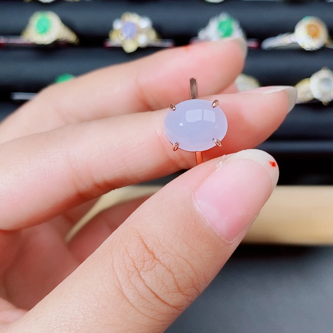 翡翠戒指银S925镶嵌木*李111111