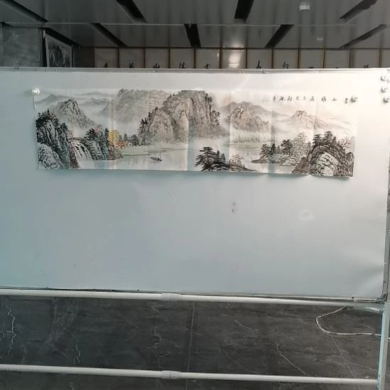 书法尉砚平老师四尺对开青山雅居