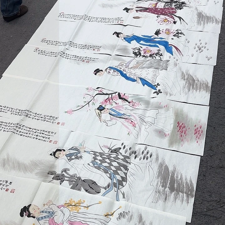 国画无毛或被短硬的柔