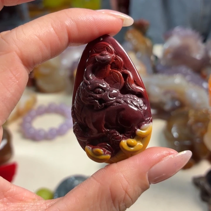 玛瑙/玉髓未镶嵌吊坠(不含链)