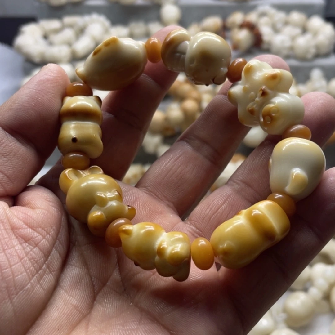 菩提根/象牙果吊坠全品象牙果动物组合