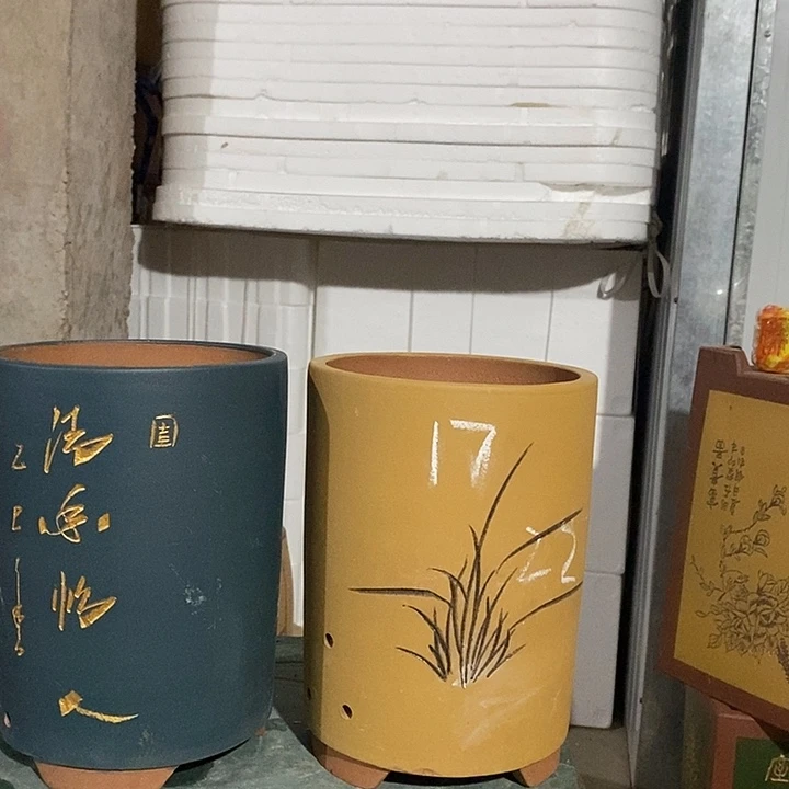 紫砂花盆紫砂花盆