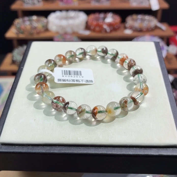 水晶手串未镶嵌8+四季幽灵