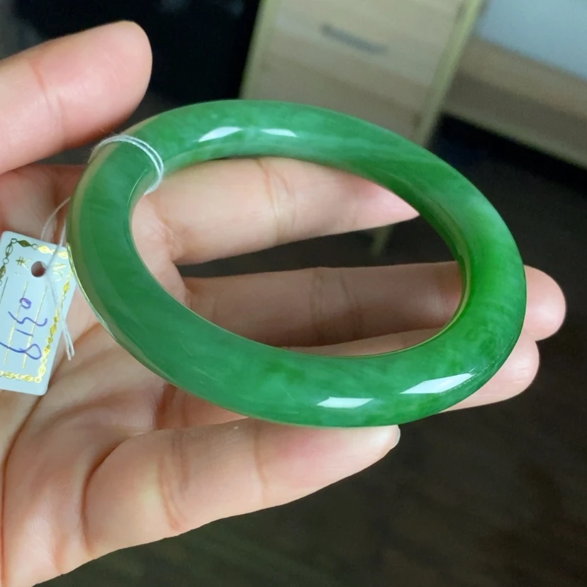 【闪购商品】未镶嵌手镯和田玉（碧玉）