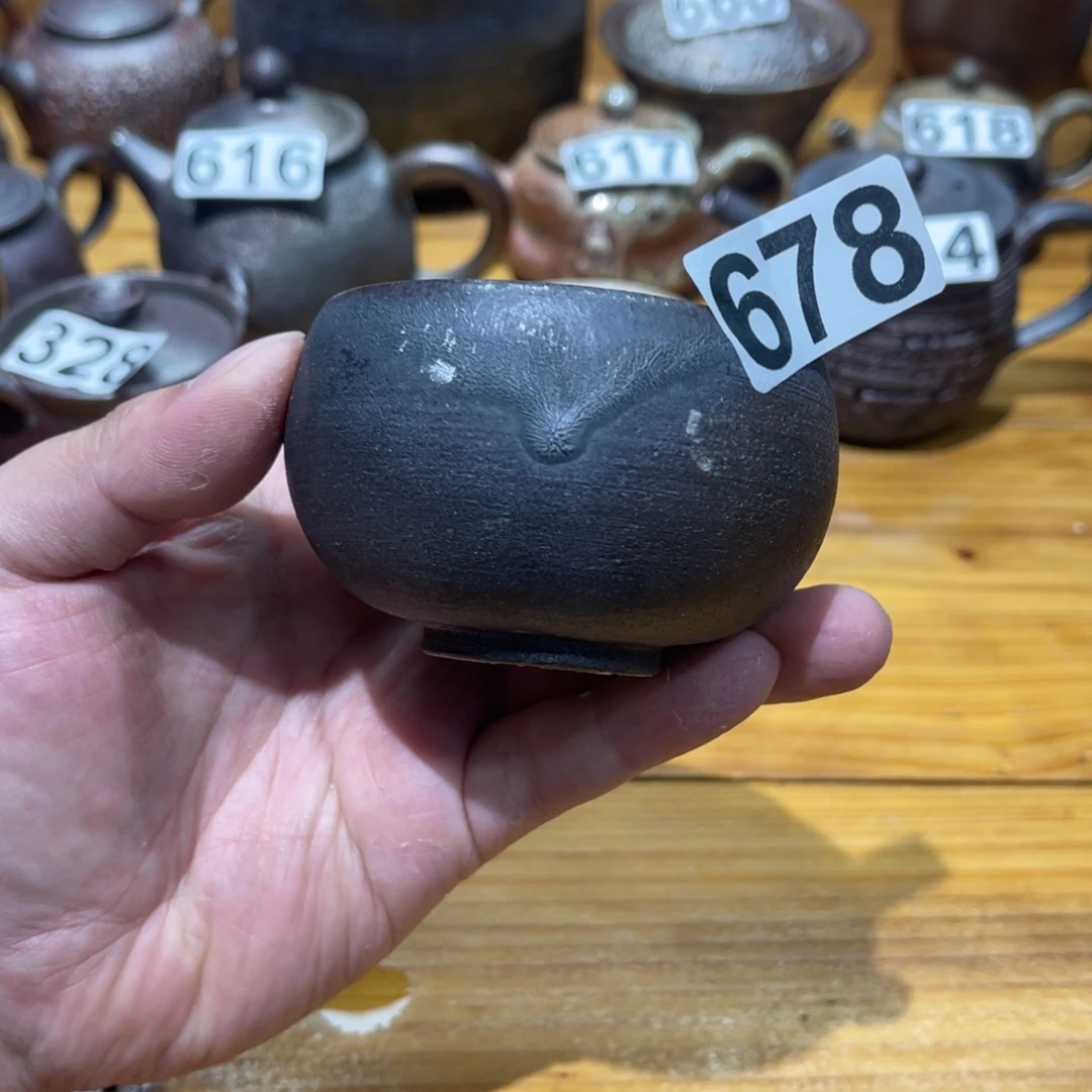 手工制作柴烧茶杯678