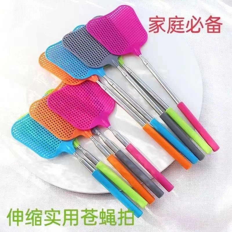 创意苍蝇拍家用可伸缩加长蚊子拍大号加厚耐用苍蝇拍打不烂灭蚊拍