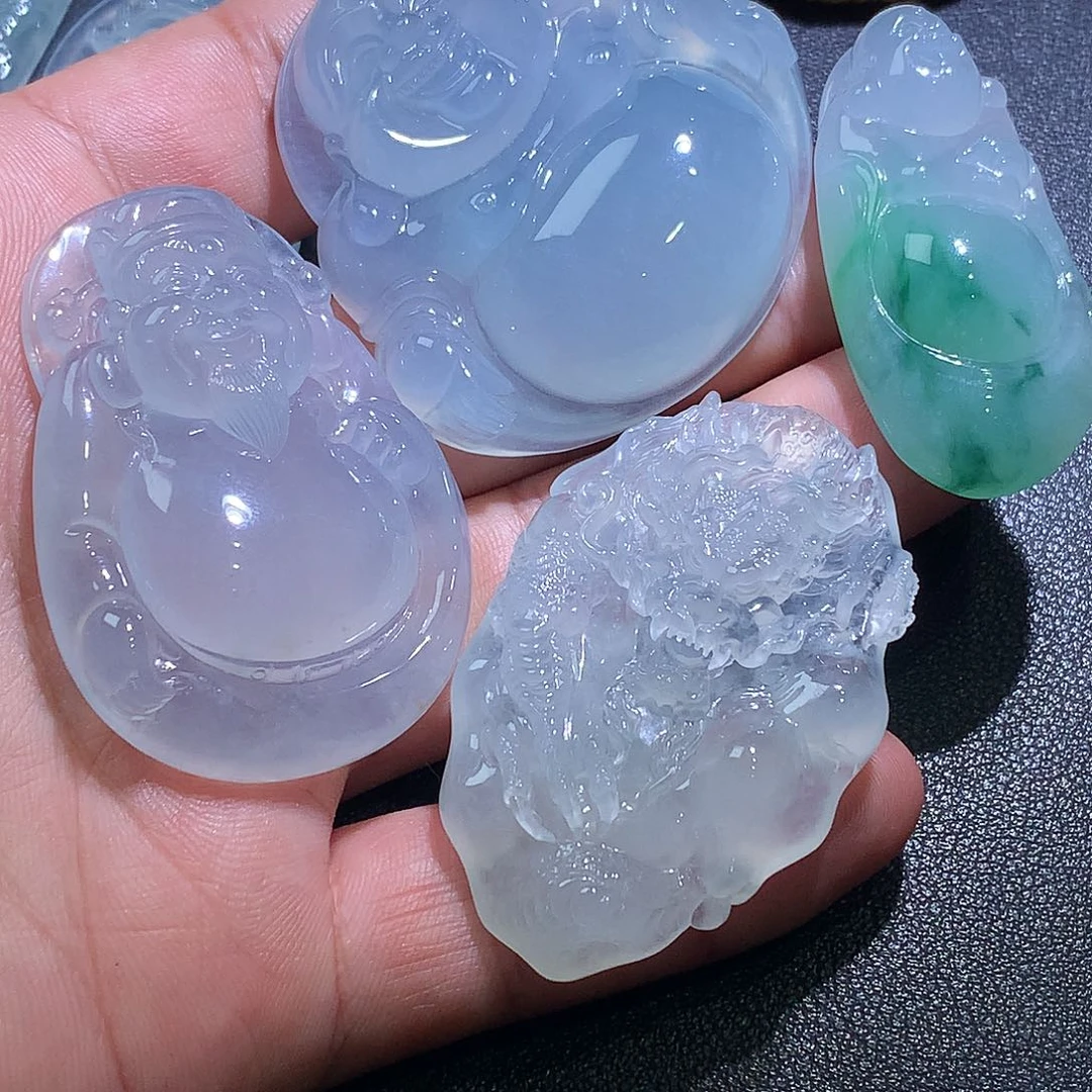 翡翠未镶嵌挂件翡翠