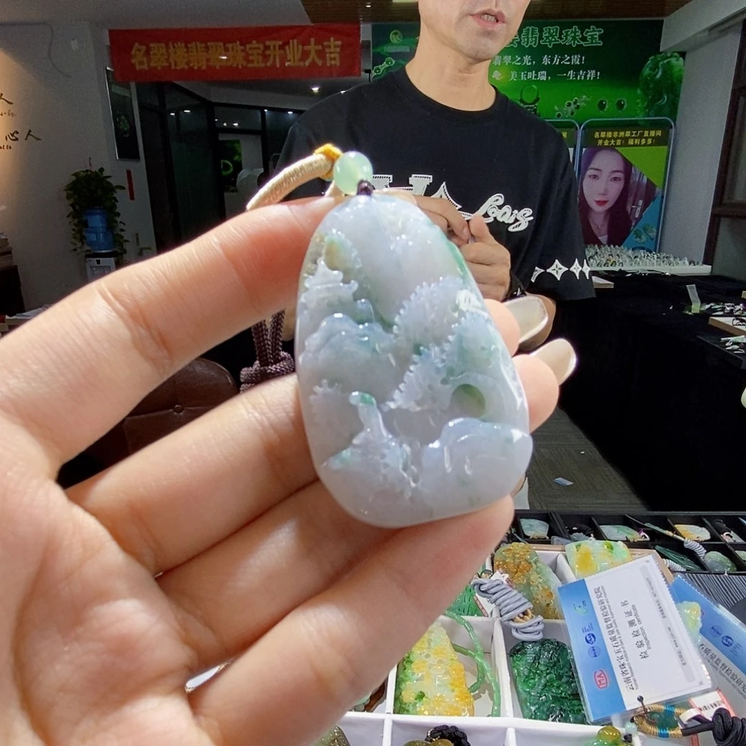 颈饰未镶嵌翡翠翡翠