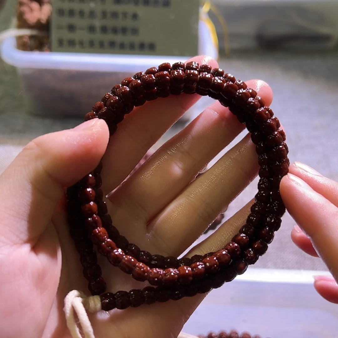 金刚菩提吊坠藏切佛手小金刚108精挑去黄尺寸6+