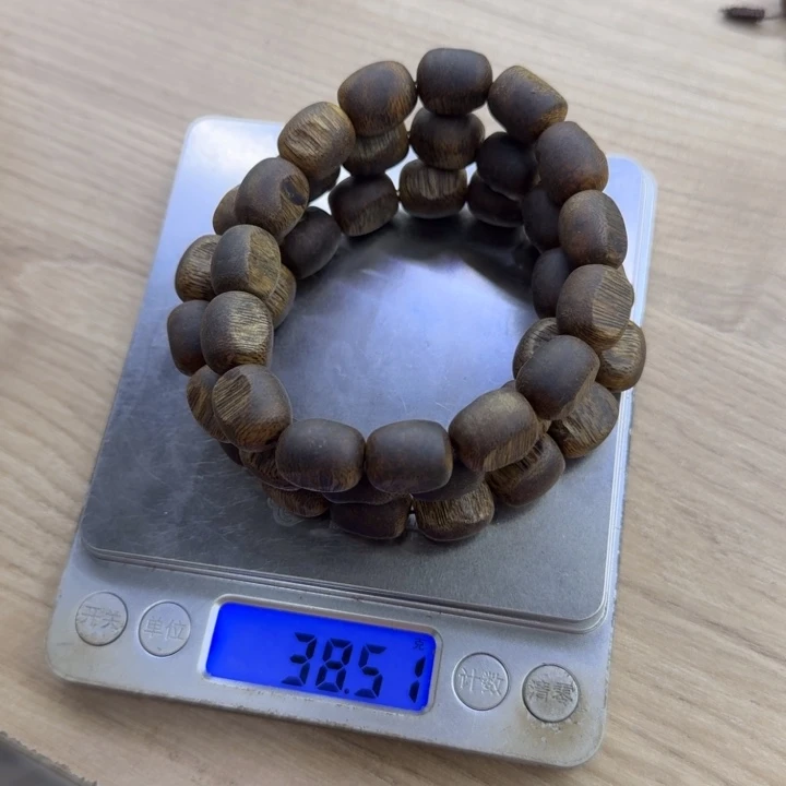 手串沉香绿奇楠沉香1.2留疤多样性发一条