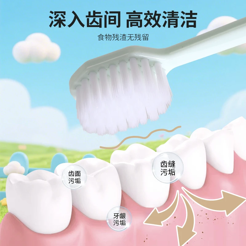 高级感高密软毛牙刷不炸毛掉毛扎嘴护龈护齿家用耐用独立包装