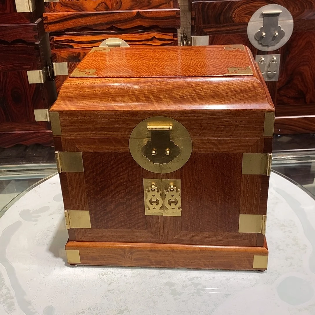 西****大果紫檀（缅甸花梨）独板官箱