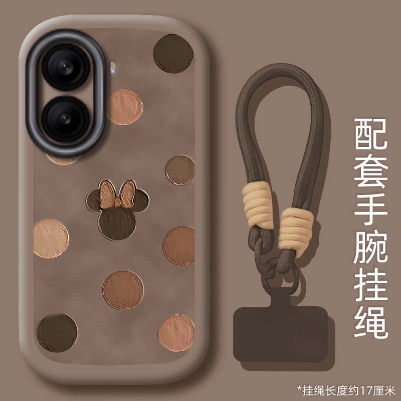 适用红米Turbo4Pro波点米妮手机壳红米Turbo4手机套个性全包泡芙