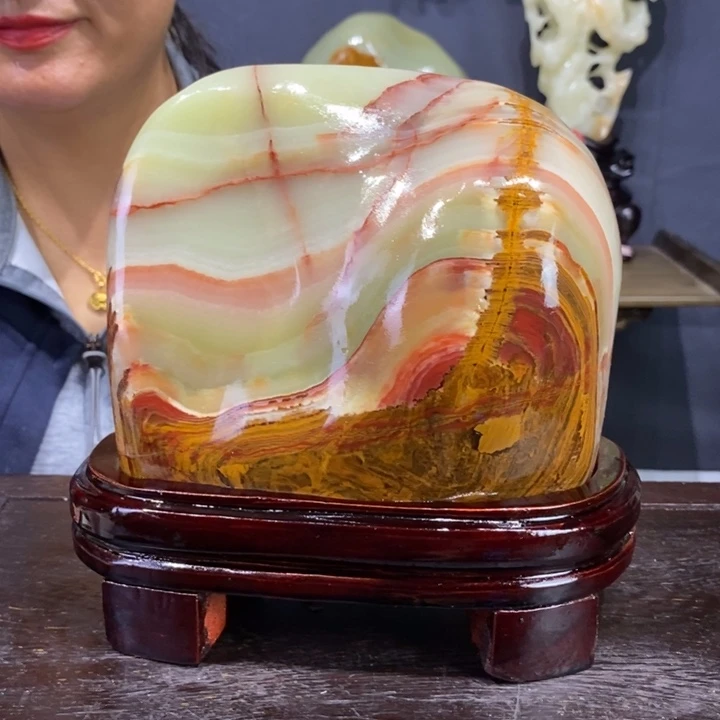 石材精品古青石摆件