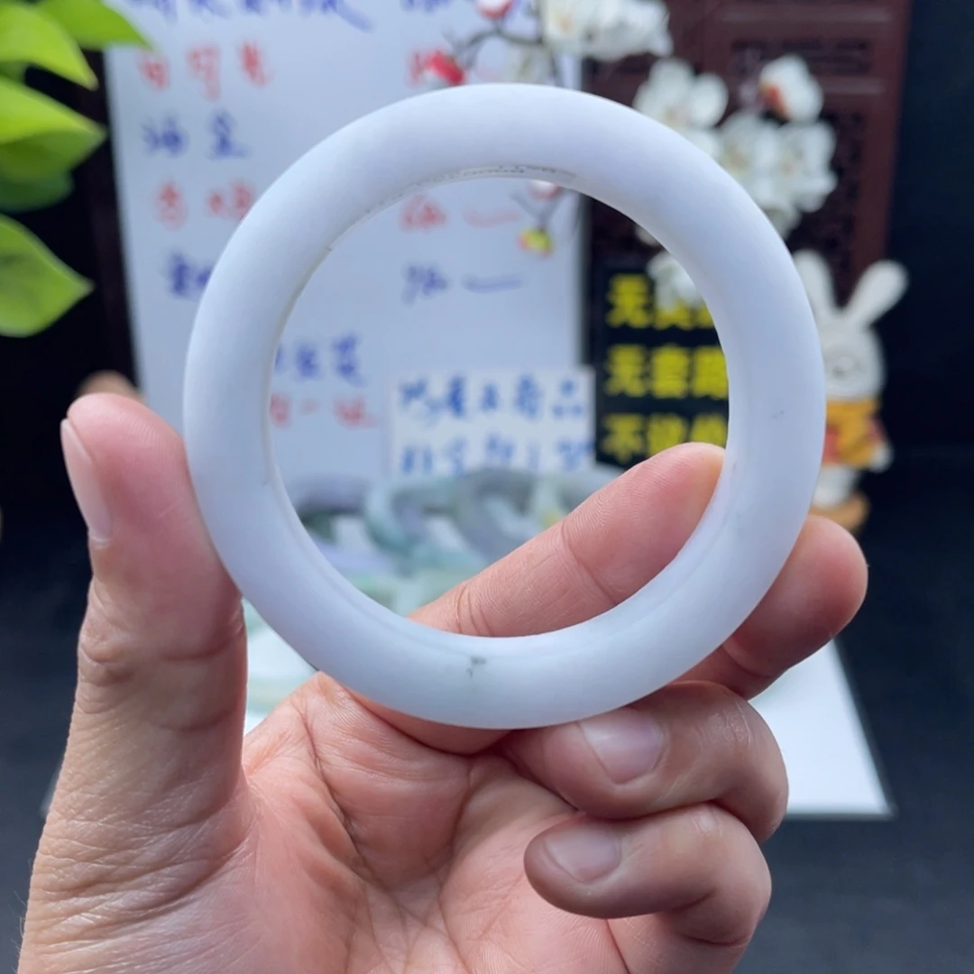 未镶嵌56-57正圈定制翡翠手镯
