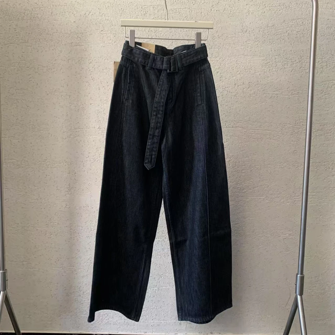 【 雨•美 推荐 】7618-5韩版时尚百搭牛仔直筒裤