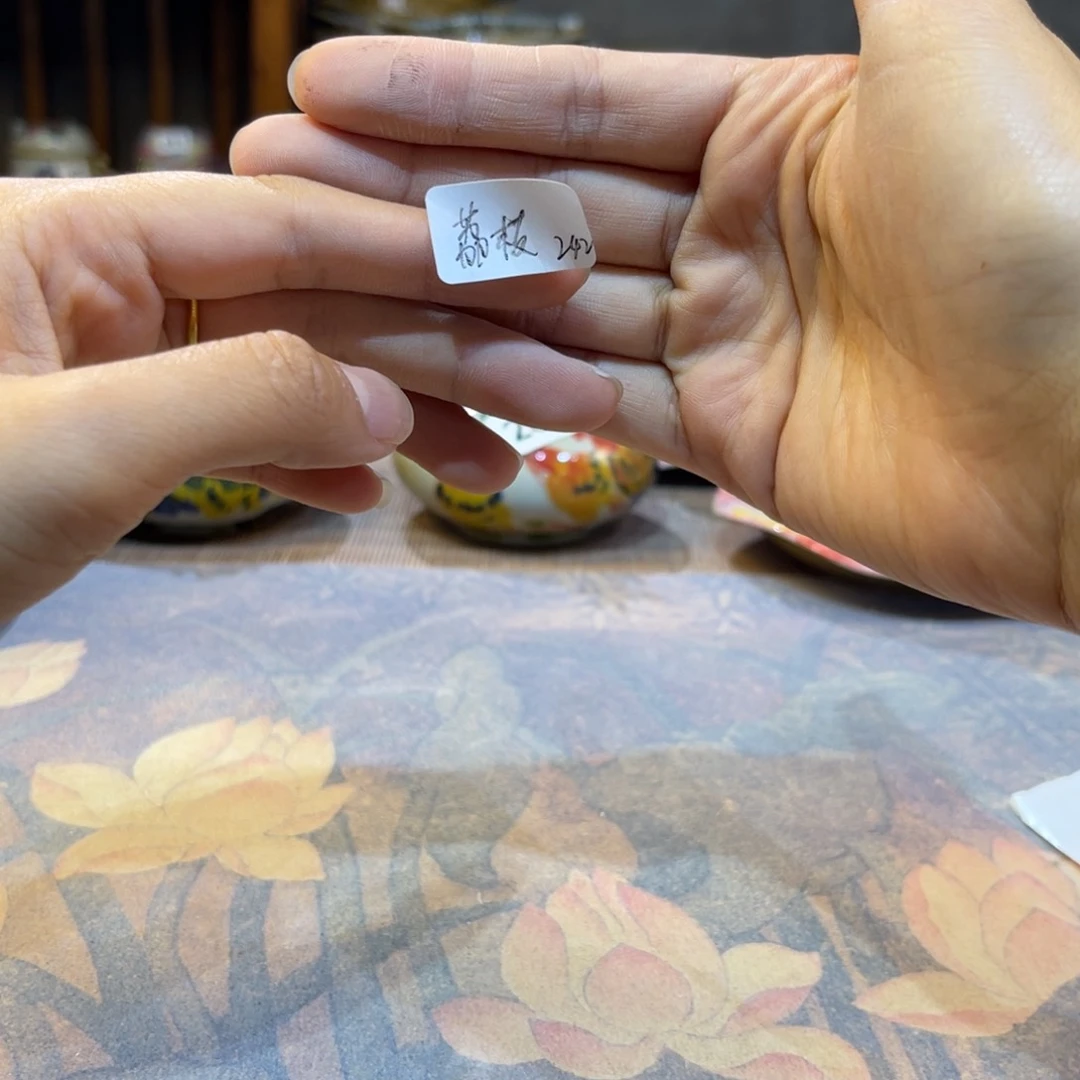 瓷片荔*景德镇手工手绘