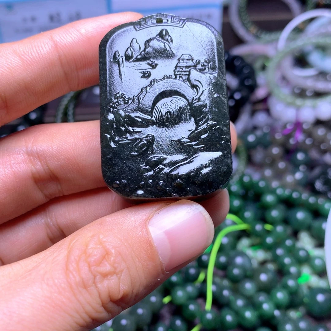 和田玉未镶嵌手串