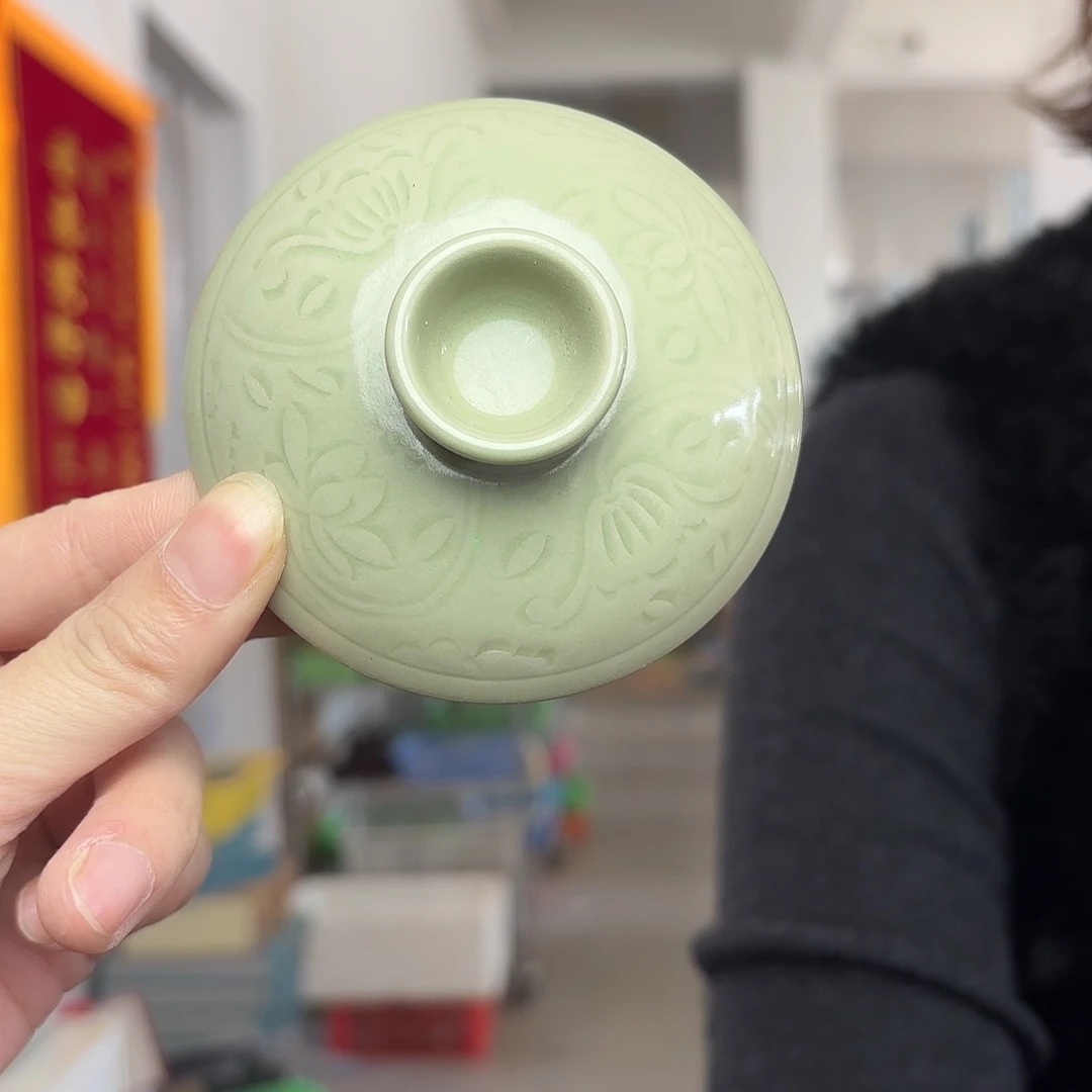 龙泉云间青瓷小米茶器