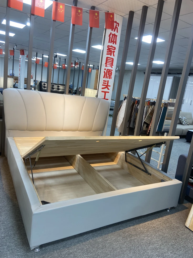 实木大床半掀款床箱配任意床头