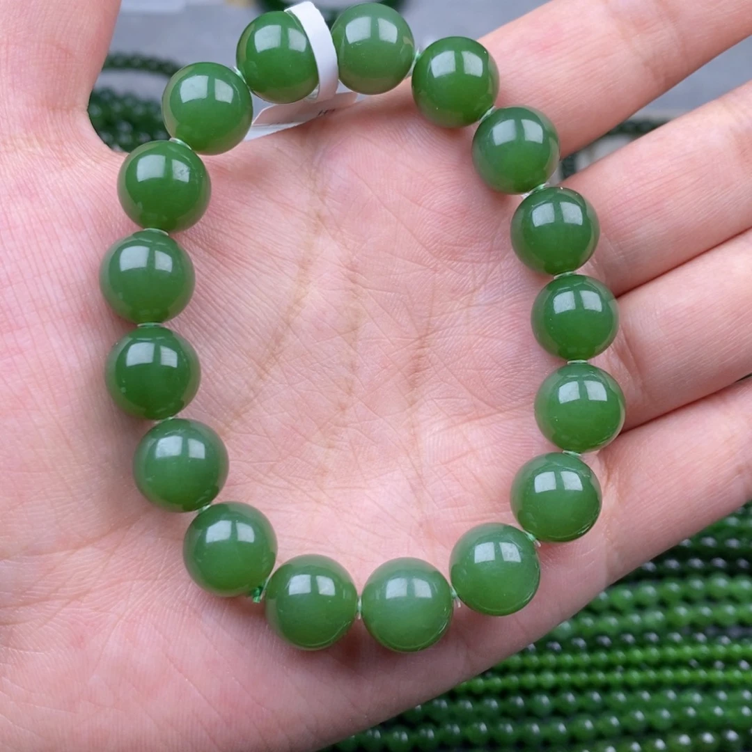 未镶嵌手串和田玉（碧玉）一**安