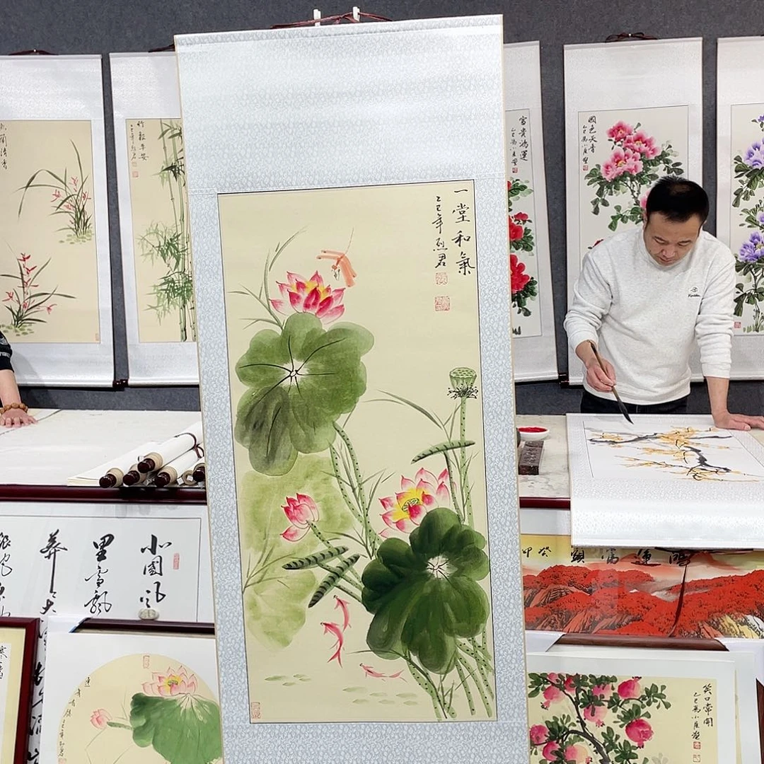 国画手绘作品手绘作品