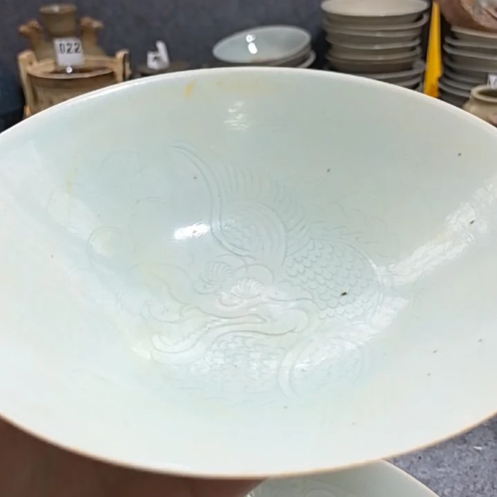 棉麻季*兴龙纹碗一个全品
