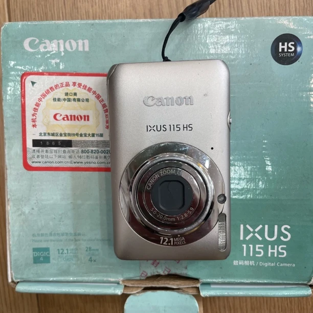 9新 Canon/佳能 ixus115 带原盒 二手商品no退换