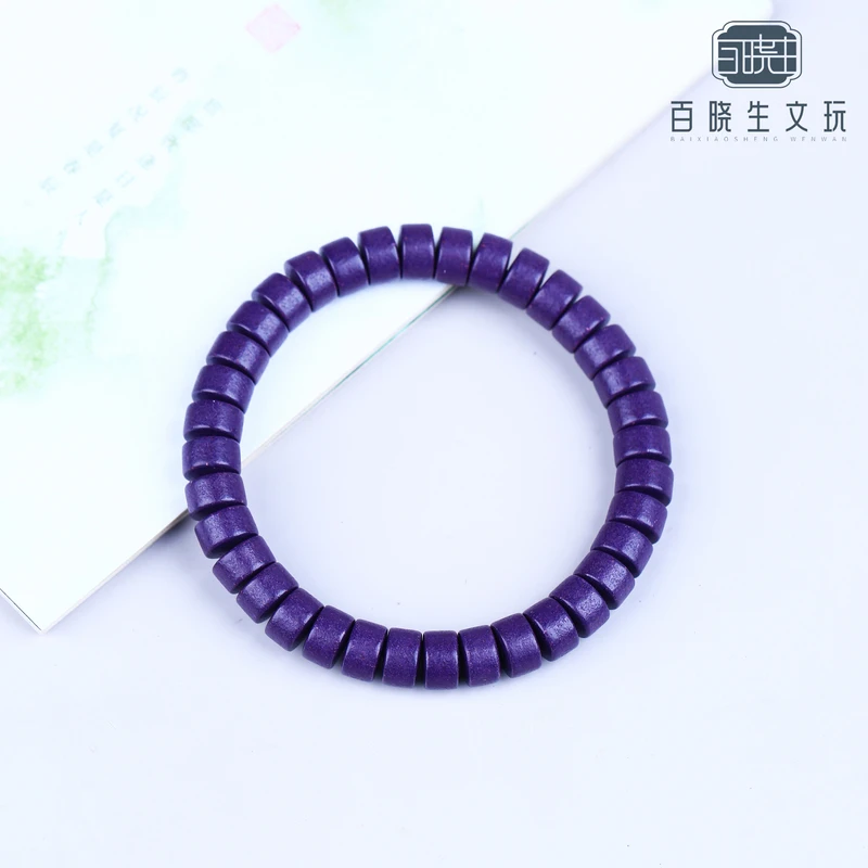 非遗合香-紫花蕊 8*5毫米尺寸 单圈手串