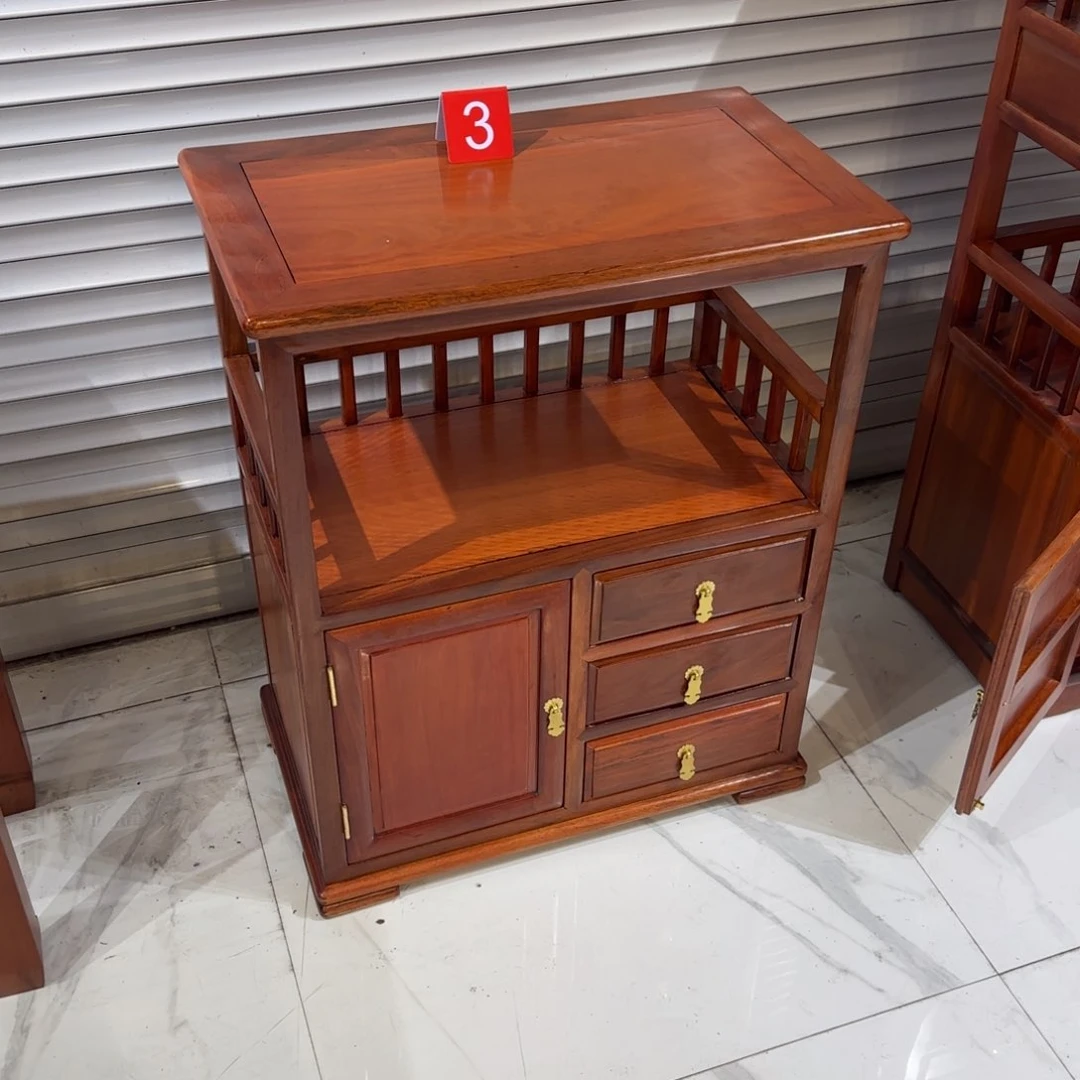 花梨木类成套家具中****?越南花梨68茶水柜