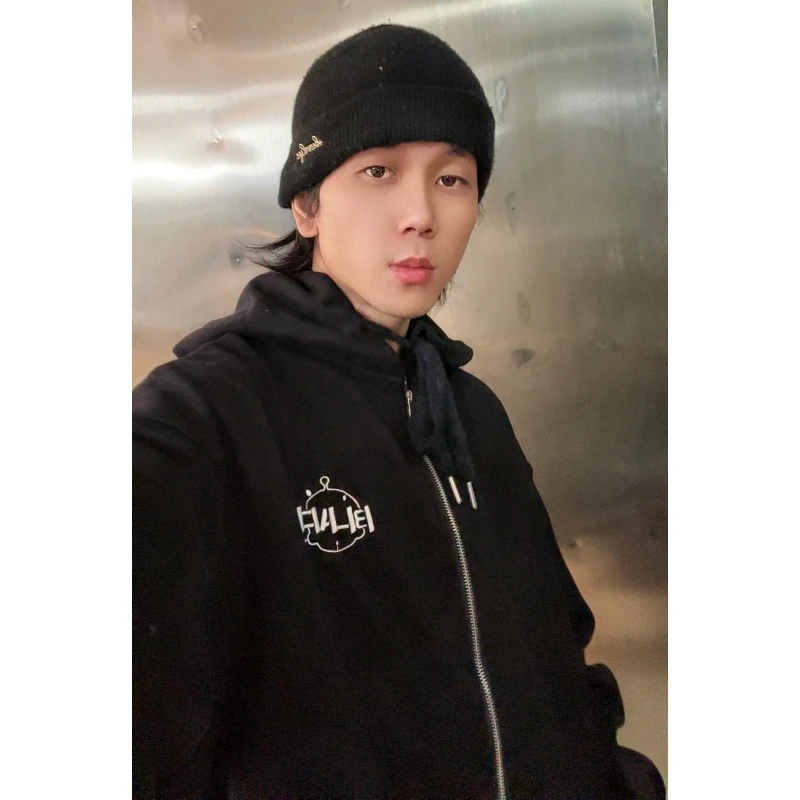 E17推荐美式街头复古刺绣情侣开衫连帽卫衣