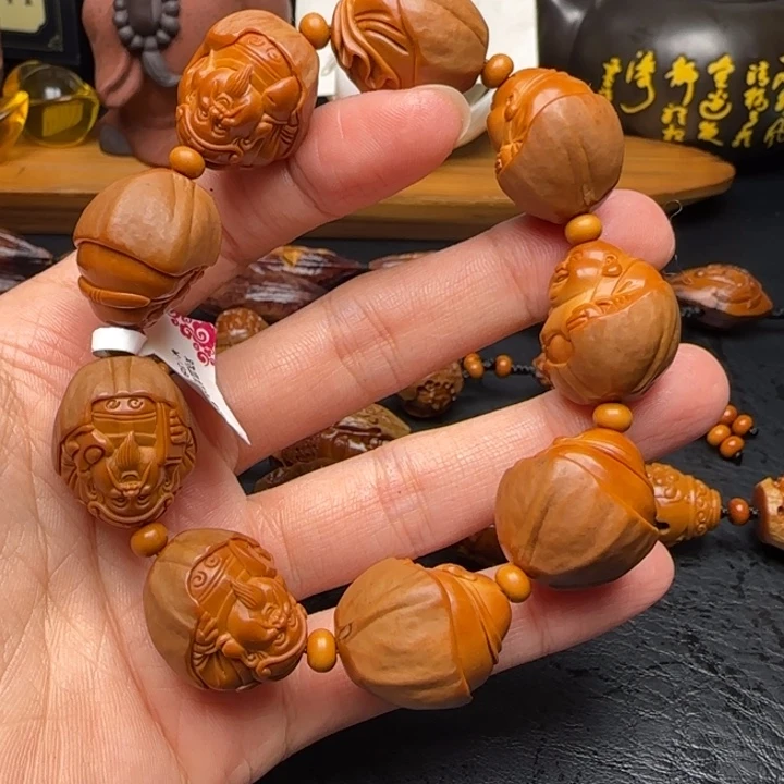 橄榄核手串/手链包衣财迷